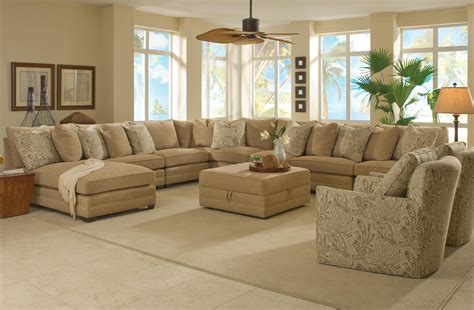 plush sectional with chaise.